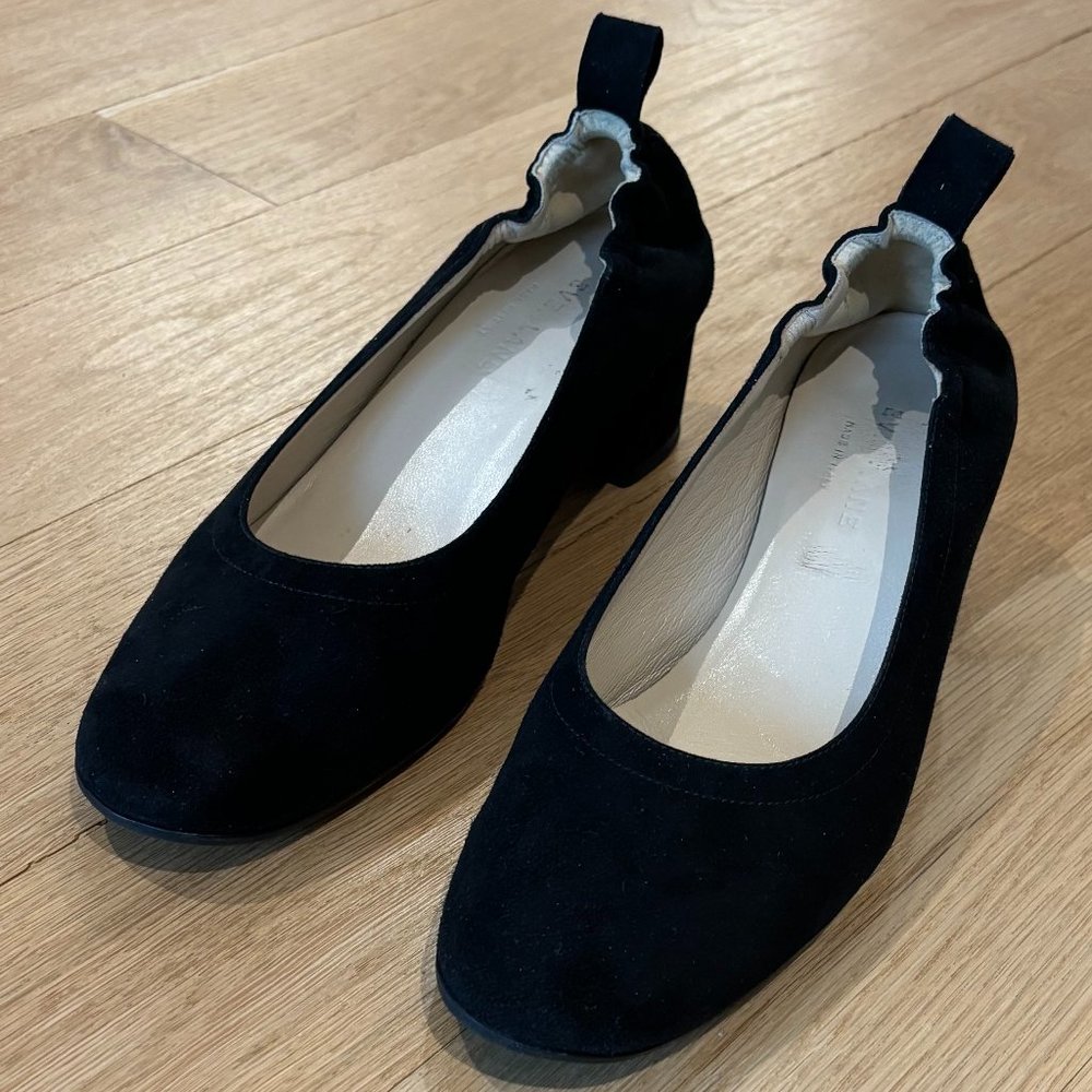 Everlane The Day Heel Black Suede
